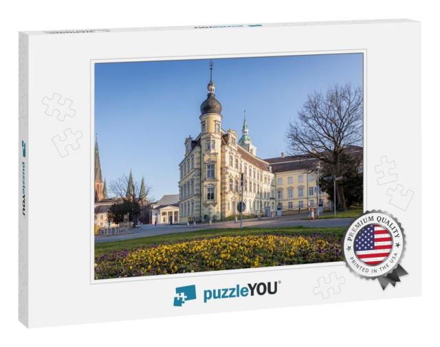 Baroque Castle on the Central Square of Oldenburg, German... Jigsaw Puzzle