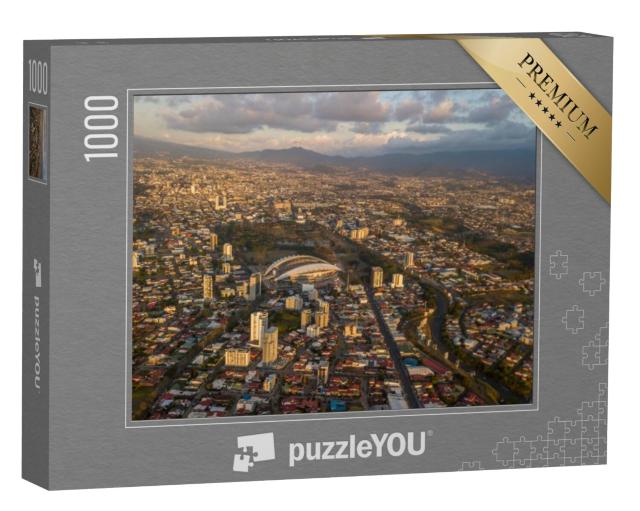 Puzzel 1000 stukjes „Luchtfoto van de Sabana, San José, Costa Rica“