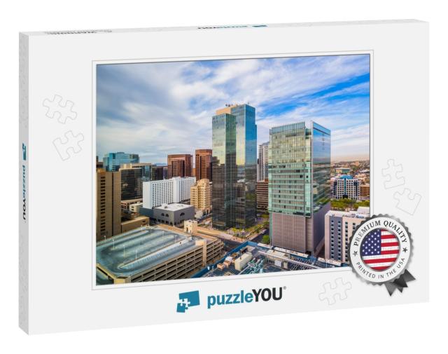 Phoenix, Arizona, USA Cityscape in Downtown in the Afterno... Jigsaw Puzzle