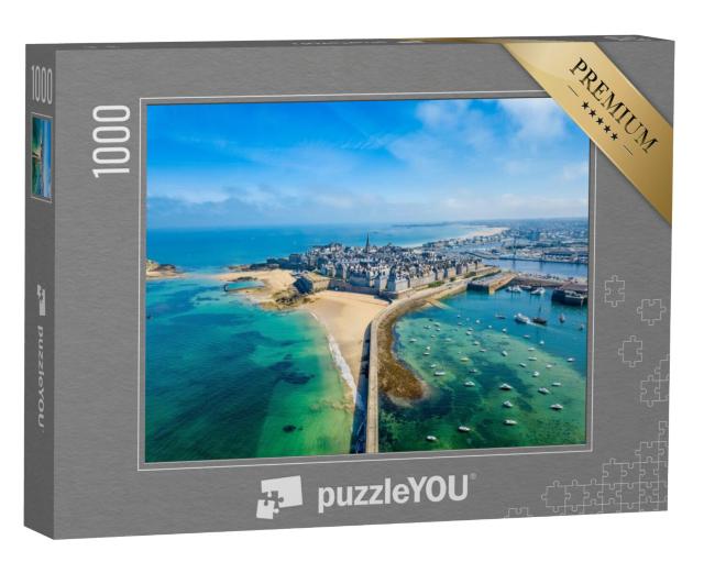 Puzzel 1000 stukjes „Saint Malo: Stad van de boekaniers, Bretagne, Frankrijk“