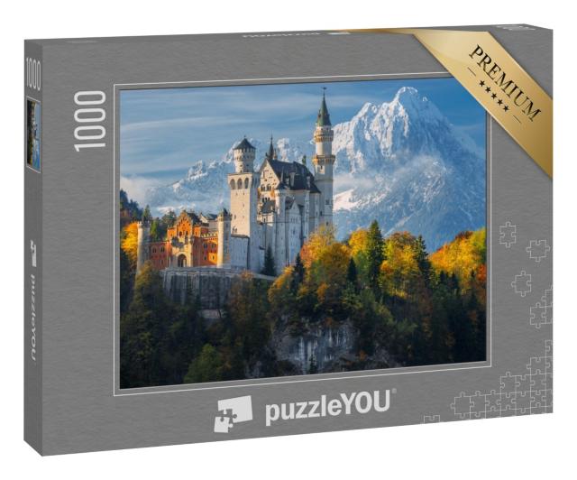 Puzzle 1000 Teile „Schloss Neuschwanstein, Bayern“