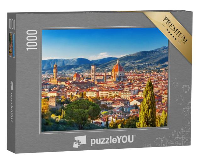 Puzzel 1000 stukjes „Uitzicht op Florence, Italië“