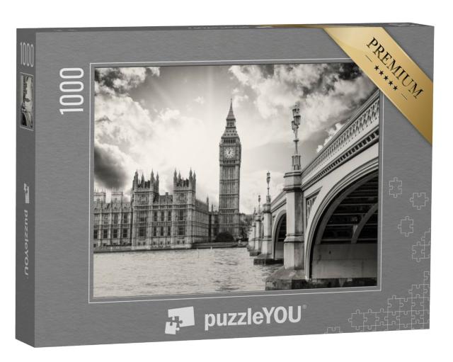 Puzzel 1000 stukjes „Big Ben en Paleis van Westminster, Londen“