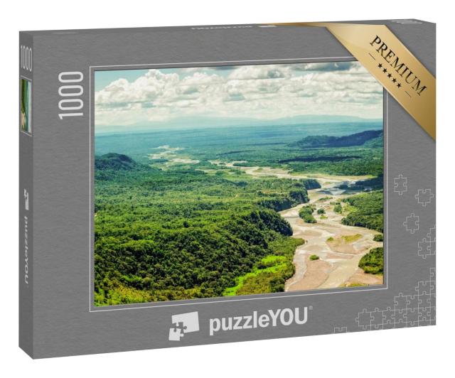 Puzzle 1000 Teile „Unendlich weites Flussbett des Amazonas in Ecuador“