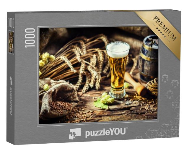 Puzzel 1000 stukjes „Een glas fris, koud bier“