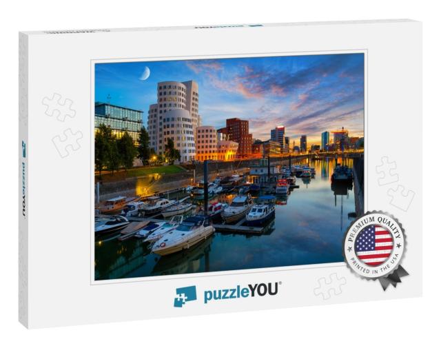 Dusseldorf Media Harbor... Jigsaw Puzzle