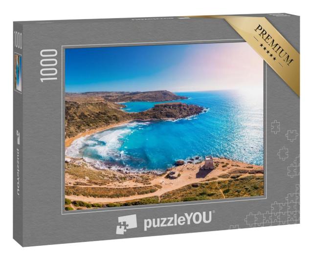 Puzzle 1000 Teile „Golden Bay auf Malta“