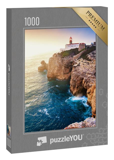Puzzle 1000 Teile „Leuchtturm am Kap St. Vincent, südwestlichster Punkt Europas, Portugal“