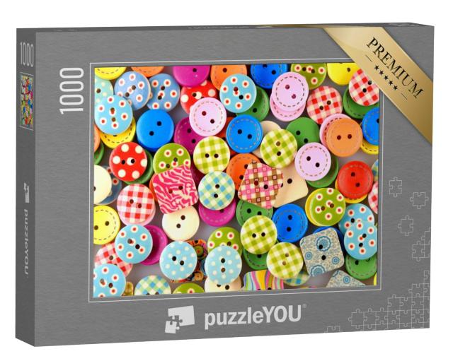 Puzzel 1000 stukjes „Een selectie knoppen“