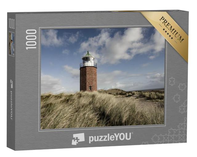 Puzzel 1000 stukjes „Vuurtoren kruisbaken bij Kampen, Sylt, Duitsland“