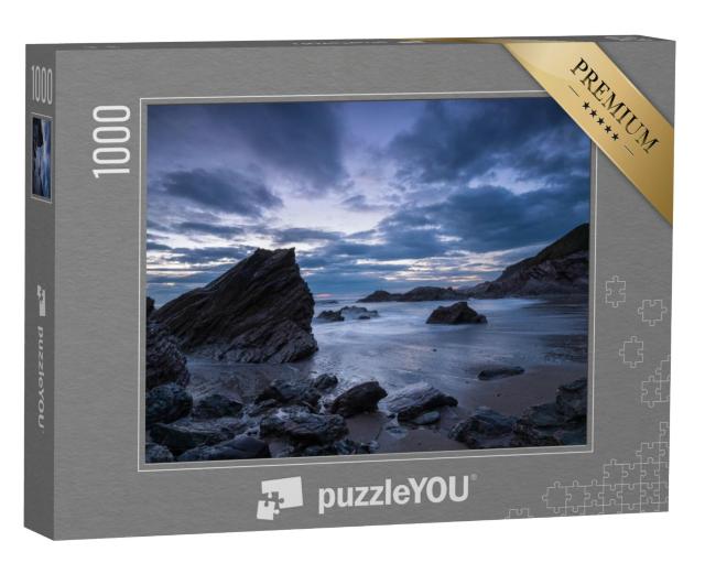 Puzzel 1000 stukjes „Abne over de kust van Cornwall bij het strand van Sharrow in Whitsand Bay“