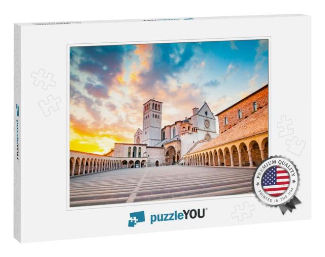 Famous Basilica of St. Francis of Assisi Basilica Papale... Jigsaw Puzzle