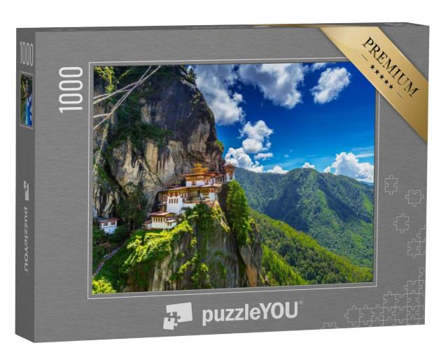 Puzzel 1000 stukjes „Taktshang Goemba, Tijgernestklooster, Bhutan“