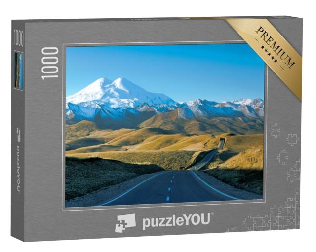 Puzzel 1000 stukjes „Elbrus regio, Rusland, Elbrus, de hoogste top van Europa“