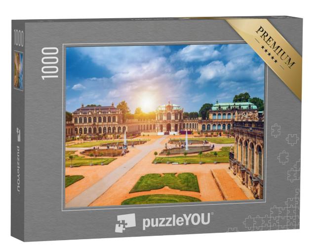 Puzzel 1000 stukjes „Dresden Zwinger, Kunstgalerie Dresden, Saksen, Duitsland“