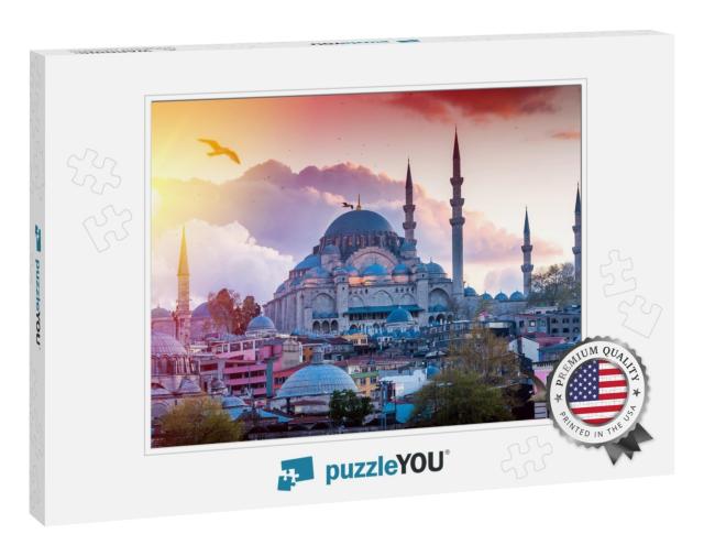 Istanbul the Capital of Turkey, Eastern Tourist City... Jigsaw Puzzle