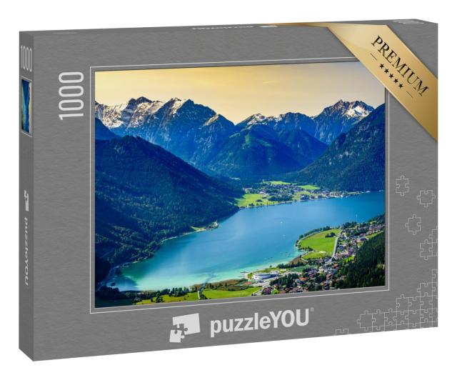 Puzzle 1000 Teile „Blick auf den Achensee in Österreich“