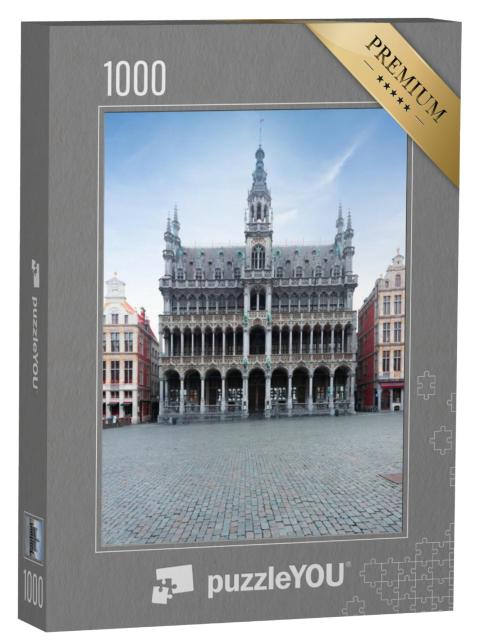 Puzzel 1000 stukjes „Grote Markt in Brussel: Koninklijk Huis of Maison du Roi“