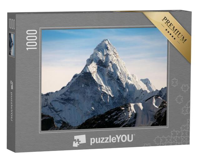 Puzzel 1000 stukjes „De Ama Dablam op weg naar het basiskamp van Everest, Nepal“