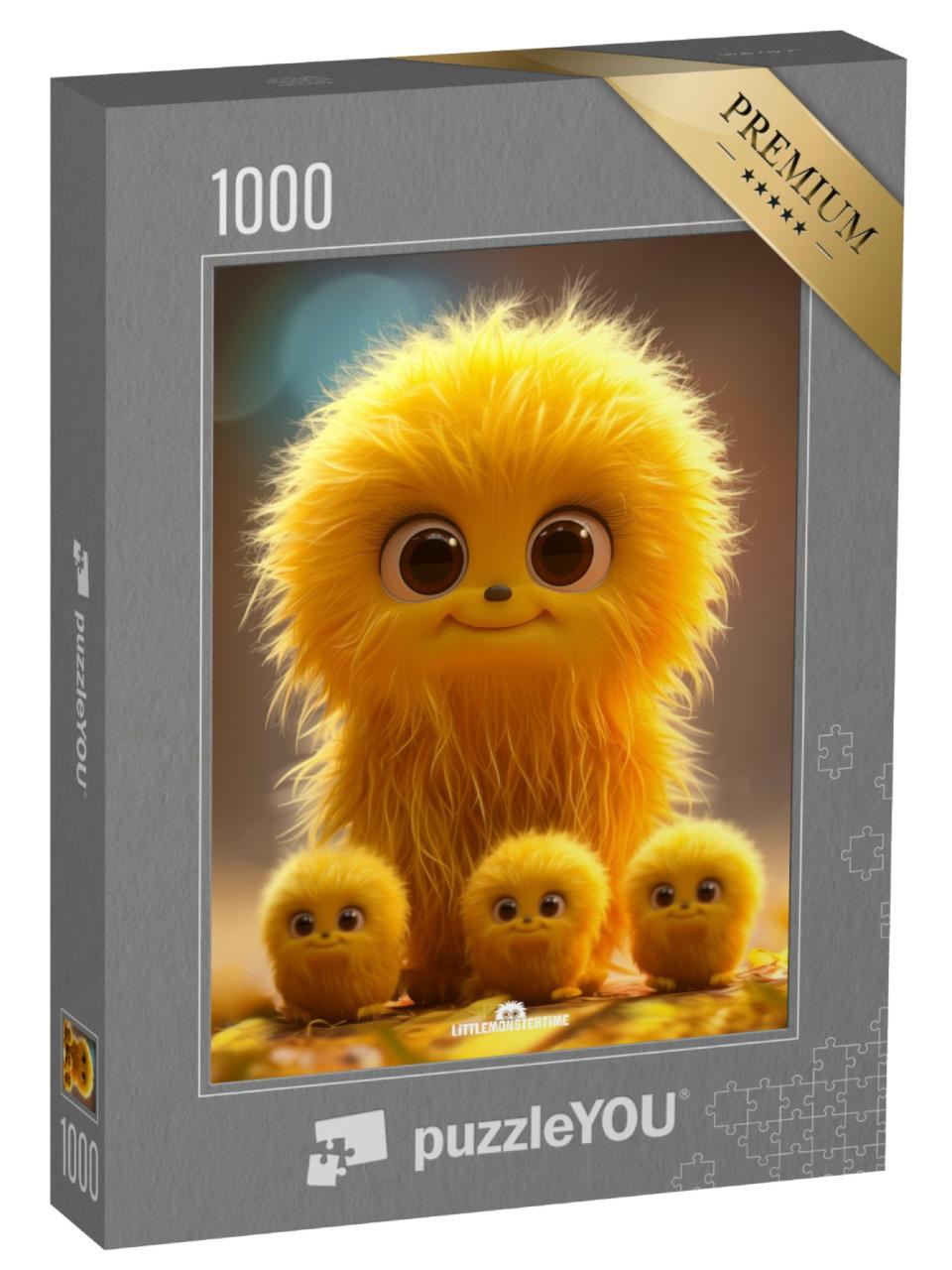 Puzzel 1000 stukjes „LITTLEMONSTERTIME: Sunny“