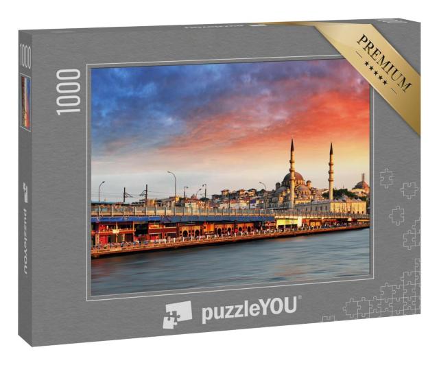 Puzzle 1000 Teile „Istanbul im Sonnenuntergang, Türkei“
