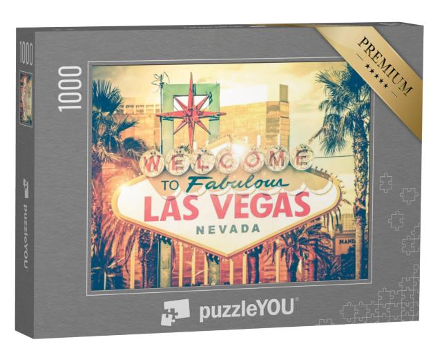 Puzzel 1000 stukjes „Welkom in het fantastische Las Vegas“