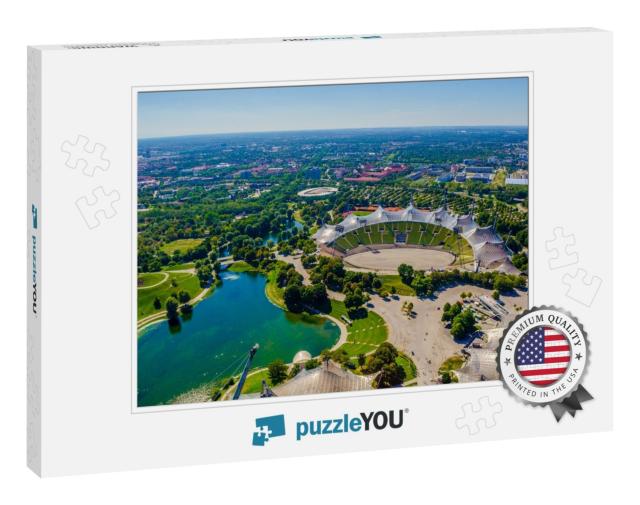 Aerial View of Olympia Park in German City Munich Which H... Jigsaw Puzzle