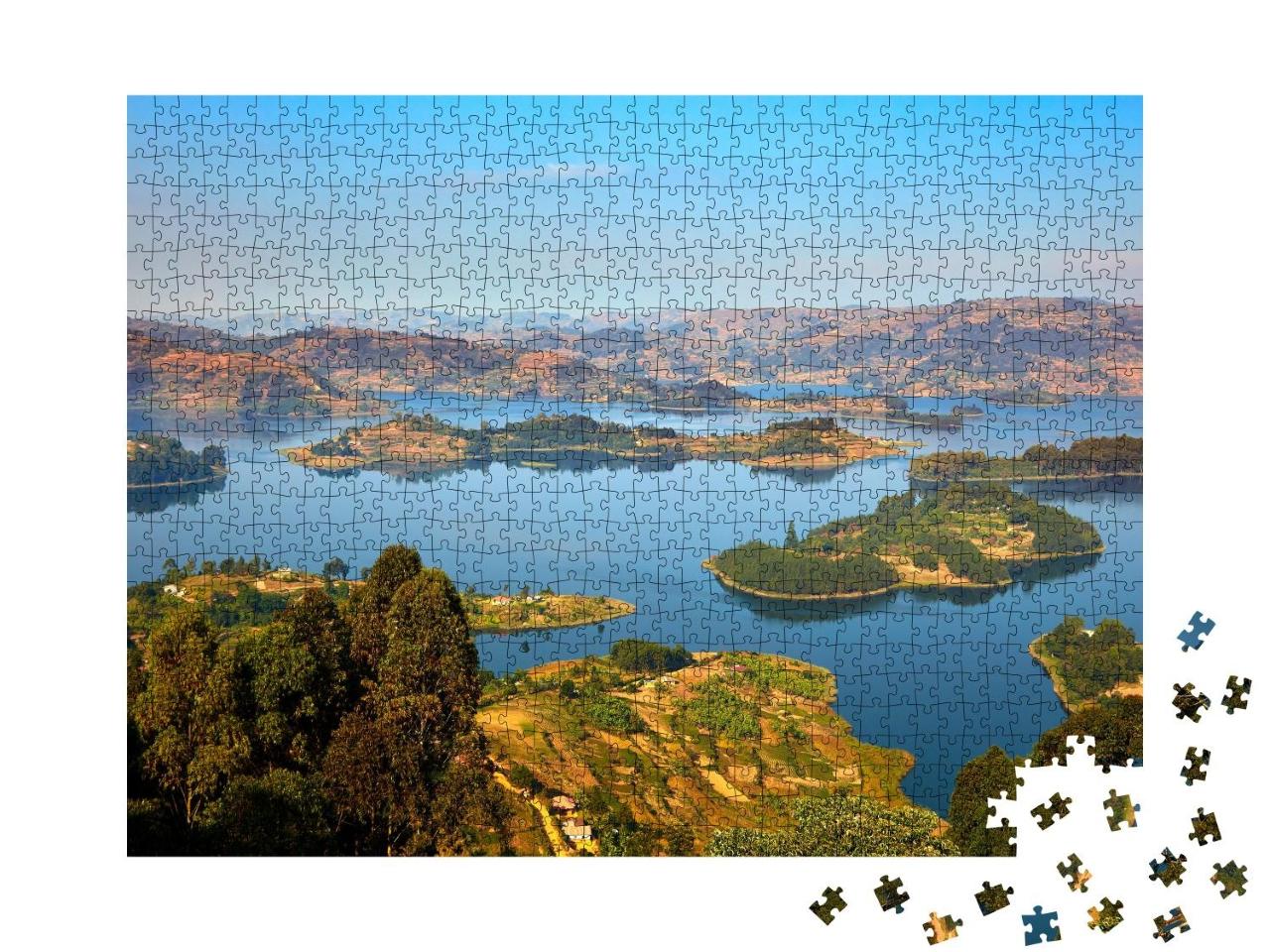 Puzzle 1000 Teile „Bunyonyi-See, Uganda“