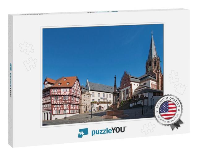 At the Old Town of Aschaffenburg, Lower Franconia, Bavari... Jigsaw Puzzle