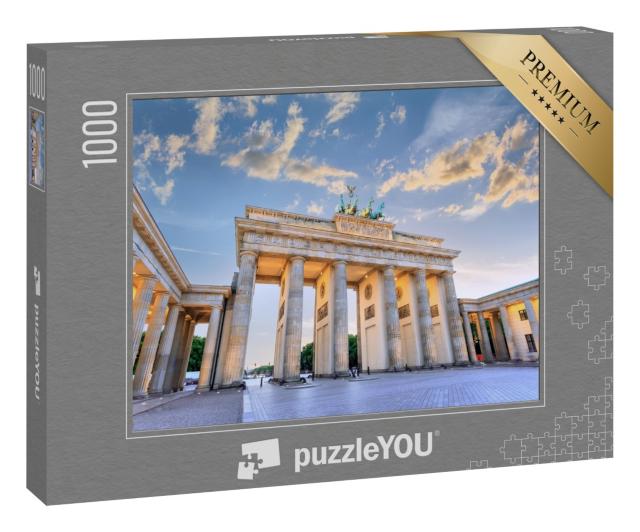 Puzzle „Das Brandenburger Tor bei Sonnenuntergang“