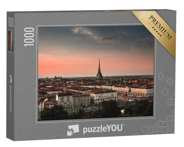 Puzzel 1000 stukjes „De stad Turijn, Italië“