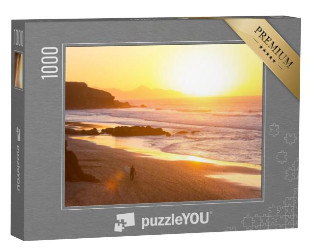 Puzzel 1000 stukjes „Surfstrand van Fuerteventura, Canarische Eilanden“