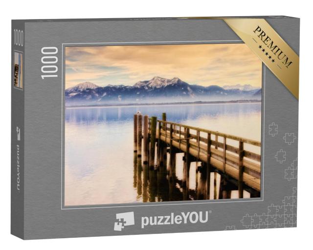 Puzzel 1000 stukjes „Steiger aan de Chiemsee“