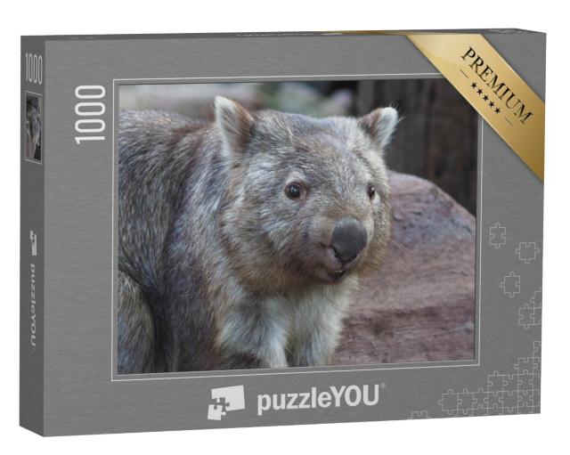 Puzzel 1000 stukjes „Wombat, inheems in Australië“