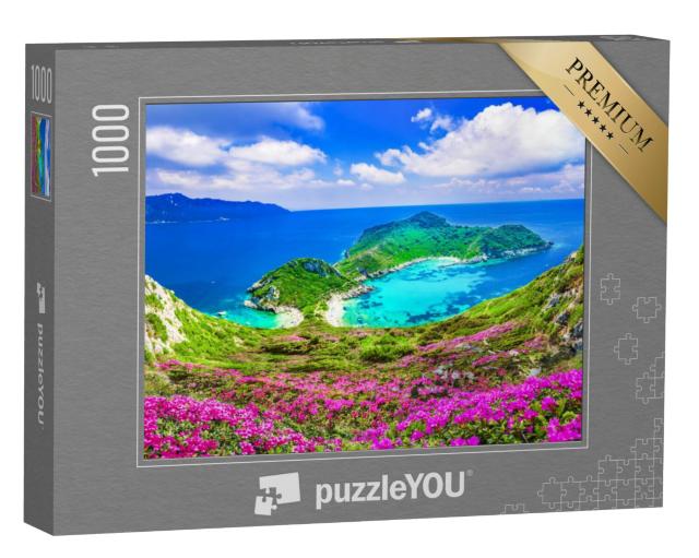 Puzzel 1000 stukjes „Luchtfoto van Porto Timoni, Corfu“