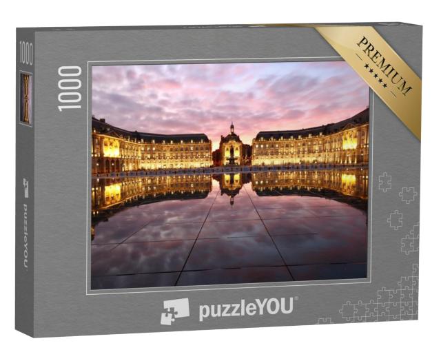 Puzzel 1000 stukjes „Bordeaux bij schemering“