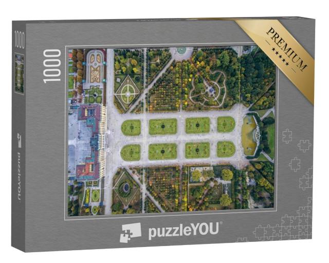 Puzzel 1000 stukjes „Schloss Schönbrunn met tuin, Wenen“