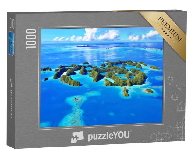 Puzzel 1000 stukjes „Kleine eilanden, zee en bomen“