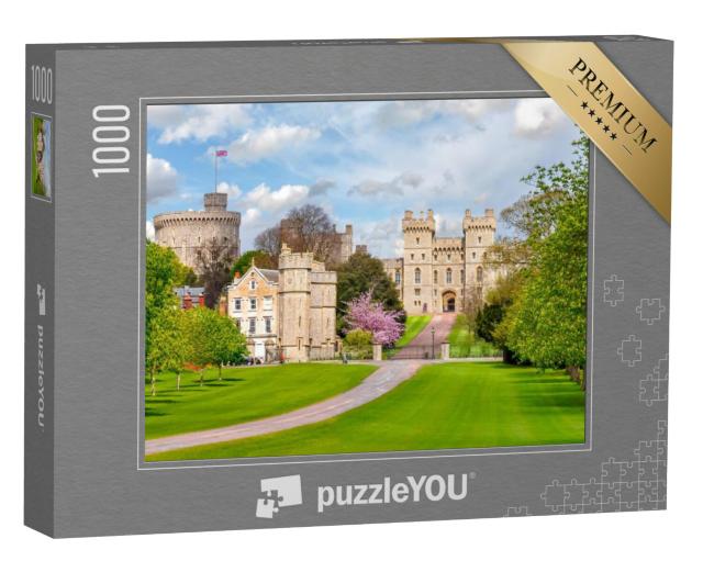 Puzzel 1000 stukjes „Windsor Castle in het voorjaar, Engeland“