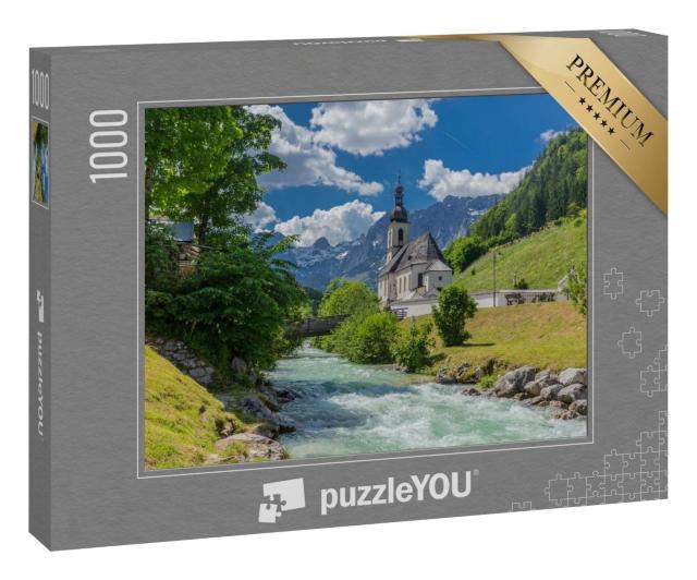 Puzzle 1000 Teile „Berchtesgadener Voralpenlandes: Ramsau und Umgebung“