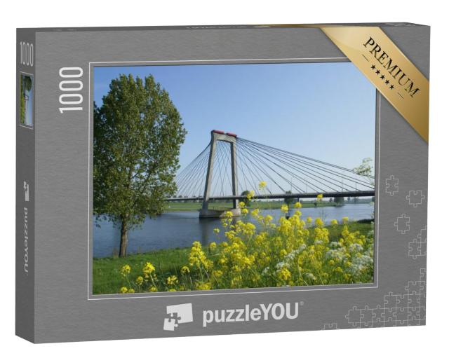 Puzzel 1000 stukjes „Heusdense brug over de Bergse Maas“