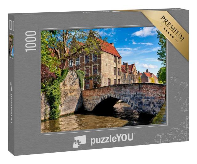 Puzzle 1000 Teile „Malerisches Brügge, Belgien “