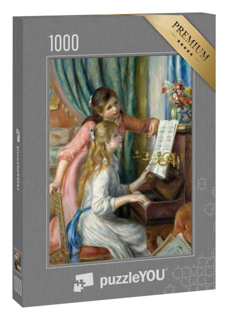Puzzle 1000 Teile „Zwei junge Mädchen am Klavier, Auguste Renoir 1892“