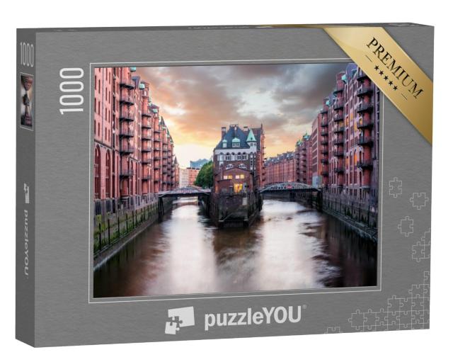 Puzzel 1000 stukjes „Pakhuisdistrict Hamburg“