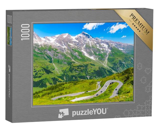 Puzzel 1000 stukjes „Grossglockner Höhenweg in de Oostenrijkse Alpen“