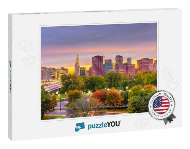 Hartford, Connecticut, USA Downtown Skyline... Jigsaw Puzzle