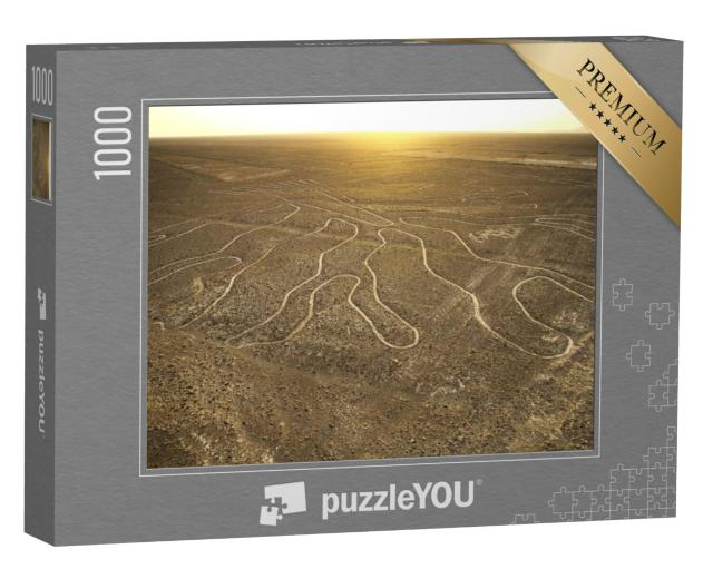 Puzzel 1000 stukjes „Nazcalijnen gezien vanaf de observatietoren, Peru“