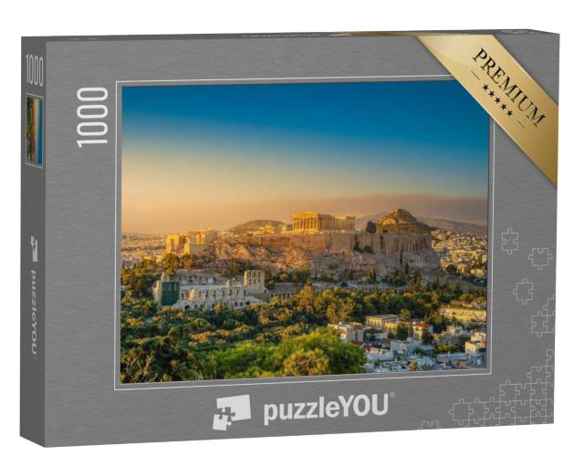 Puzzel 1000 stukjes „Indrukwekkende Akropolis van Athene“