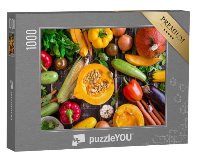 Puzzel 1000 stukjes „Knapperige, verse groenten“