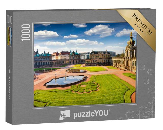 Puzzel 1000 stukjes „Vogelvlucht van de beroemde Dresdener Zwinger“